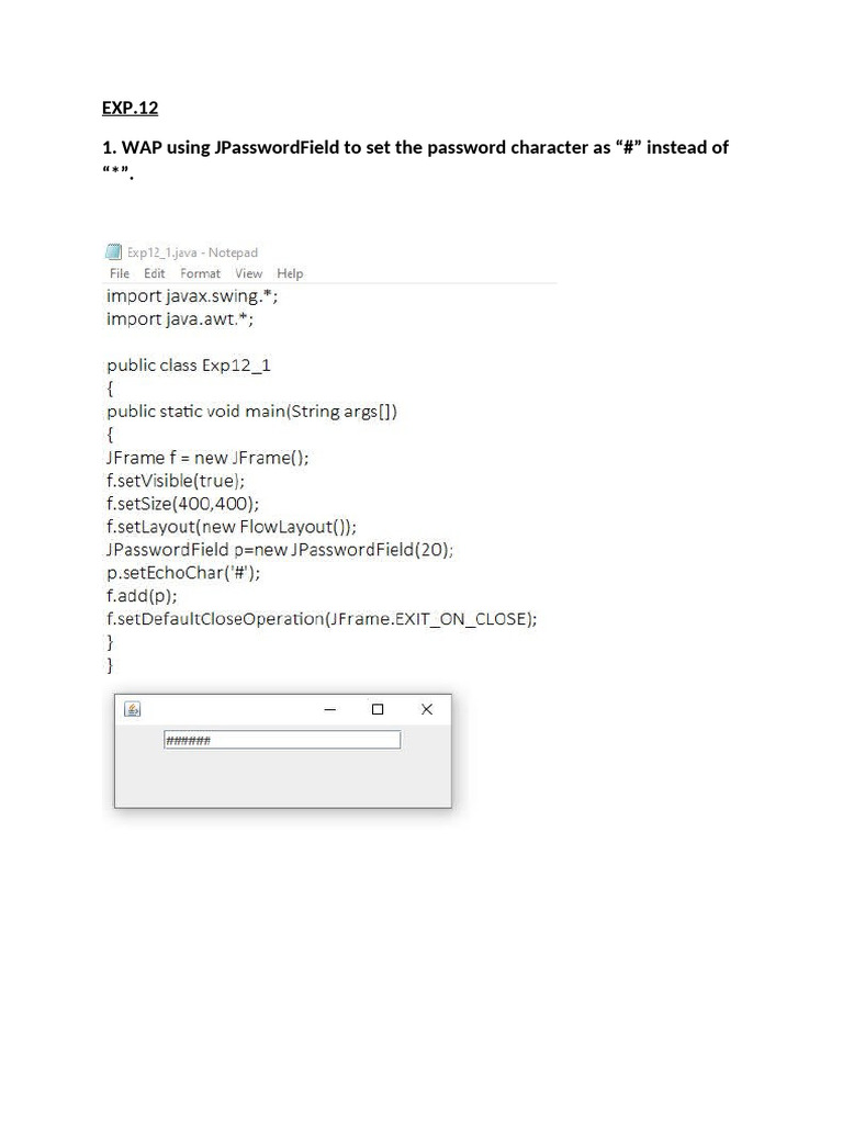 Java Password Handling and Validation | PDF | Computers