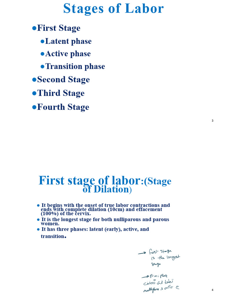 Stages of Labor: A Comprehensive Guide | PDF | Childbirth | Pregnancy