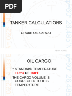 Ullage Calculation for Tankers | PDF | Barrel (Unit) | Metrology