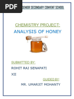 Honey Chemistry Investigatory Project | PDF | Honey | Chemistry