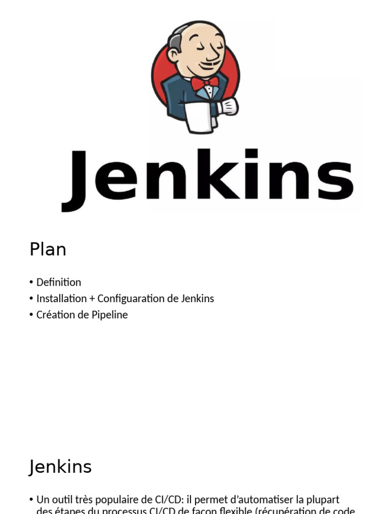 Guide d'installation et de configuration Jenkins | PDF | Informatique ...