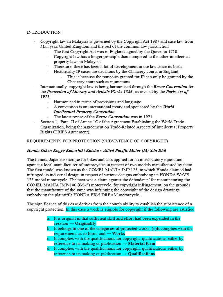 COPYRIGHT | PDF | Copyright | Derivative Work