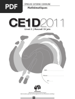 Corrigé CE1D Mathématiques 2024 | PDF | Mathématiques