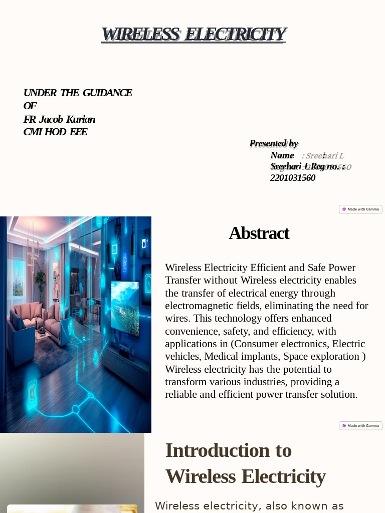 Is Wireless Electricity Safe? | PDF | Wireless | Electricity