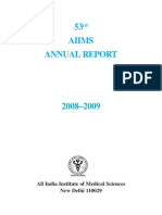 AIIMS Annual Repront 2008-2009