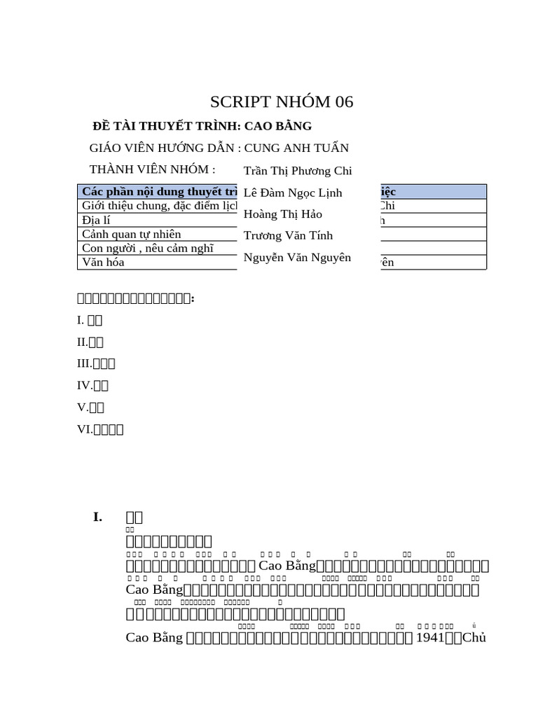 SCRIPTNhom 06 | PDF