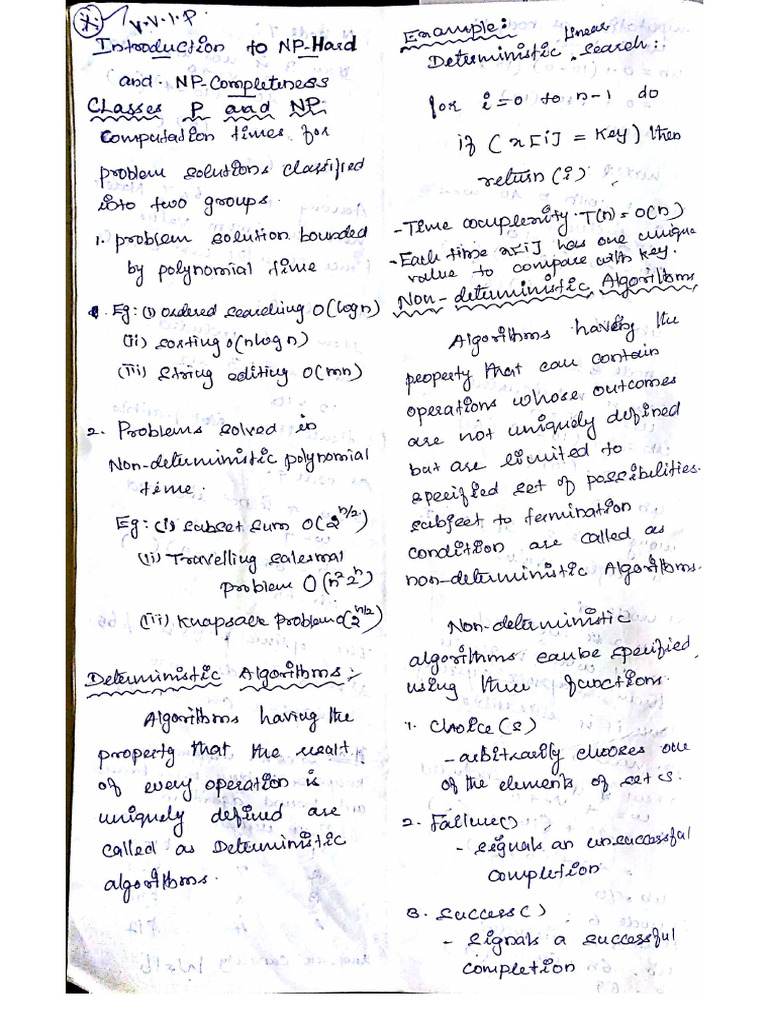 5.class P & NP Problems | PDF