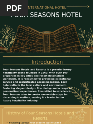Four seasons hotel explaination 