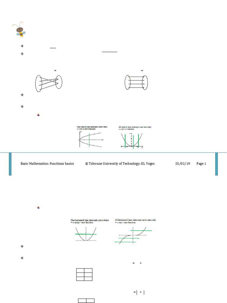 Basic Maths 1 Notes-2019A | PDF | Function (Mathematics) | Cartesian ...