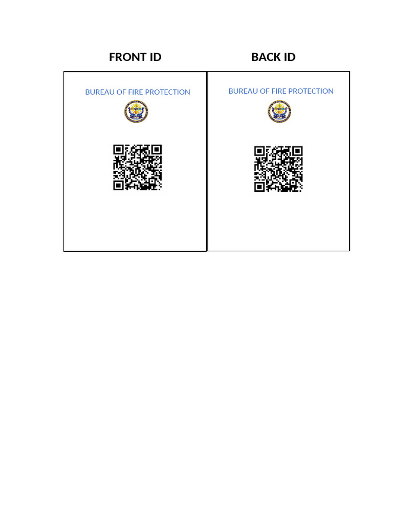 BFP Ers Id Template | PDF | Computers