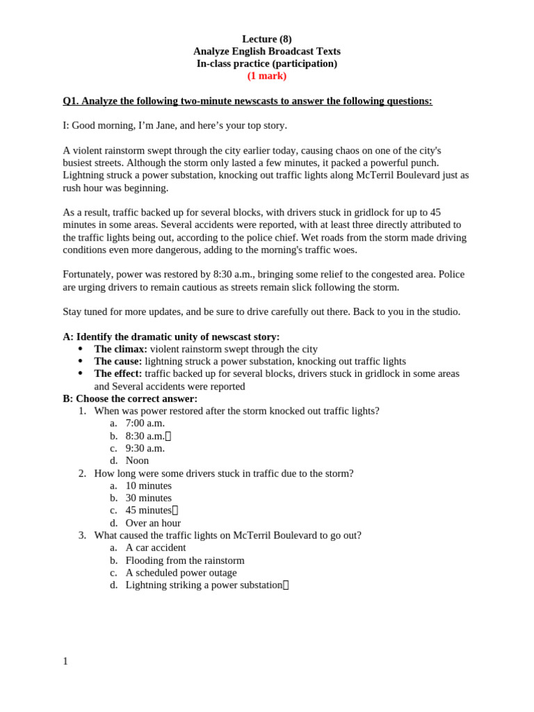 Analyze Broadcast News: Storm, Merger, Breach | PDF | Security ...