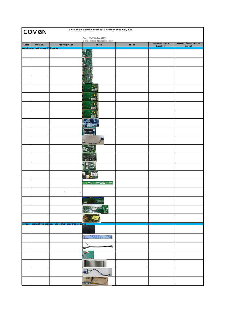 Listado de Partes - STAR8000E | PDF | Office Equipment | Computing