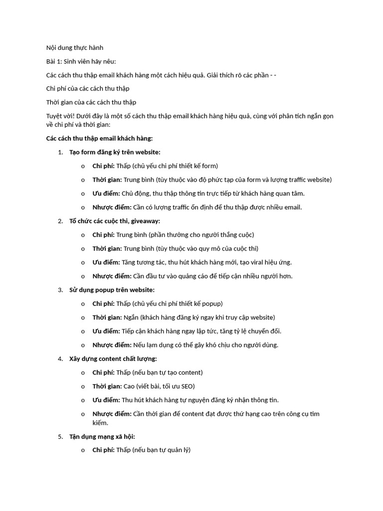 Lab07 - Email Marketing | PDF