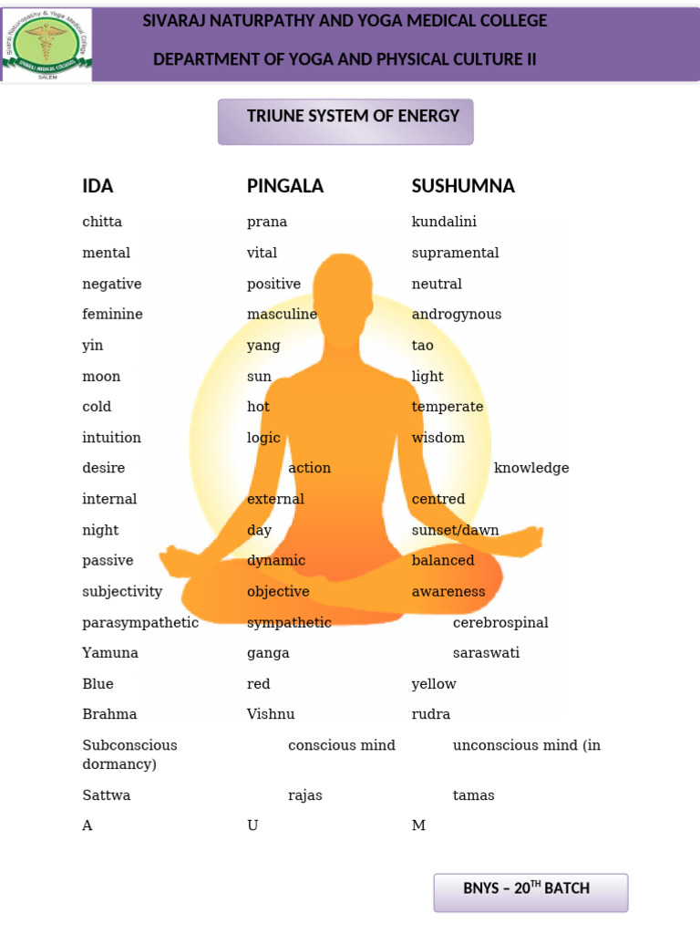 Triune System of Energy | PDF
