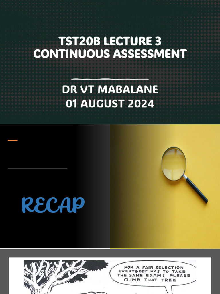 Understanding Continuous Assessment in Education | PDF | Educational ...