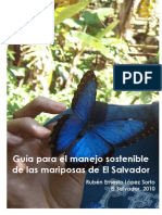 Guia para El Manejo Sostenible de Las Mariposas de El Salvador