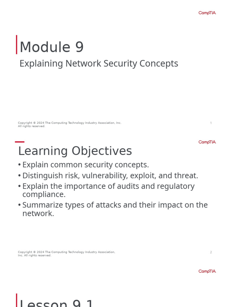 Network Security Concepts Overview | PDF | Denial Of Service Attack ...