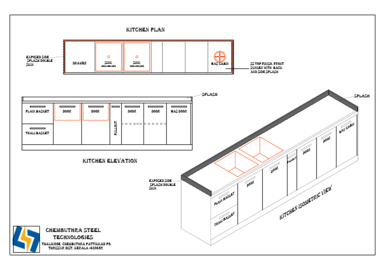Kitchen Design Layout and Features | PDF