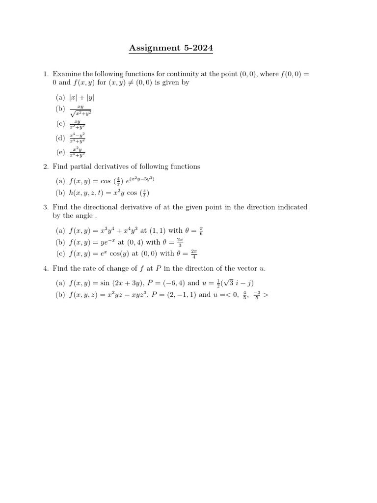 Assignment 5 | PDF