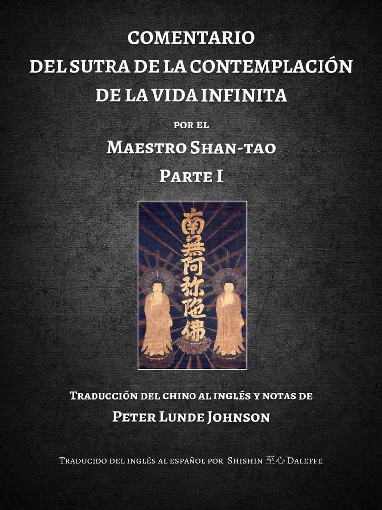 Parte I Del Comentario Del Sutra de La Contemplacion Shan Tao | PDF ...