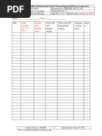 Sample Retention and Disposal Log Sheet | PDF | Technology & Engineering