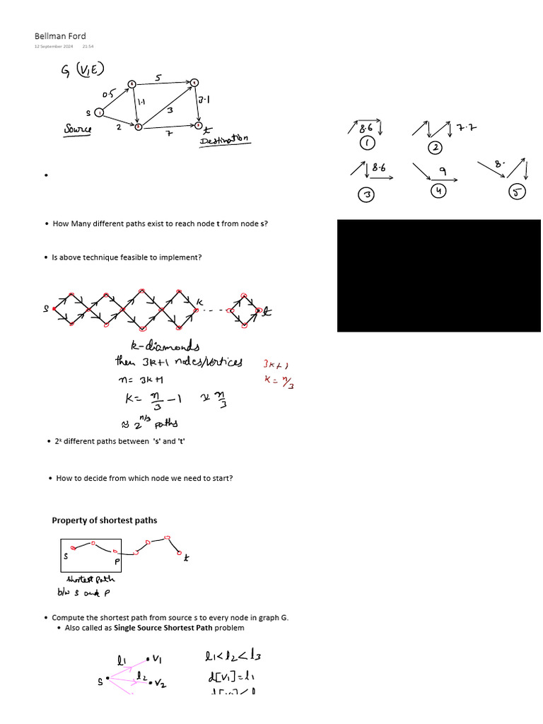 Bellman Ford1 | PDF | Algorithms | Algorithms And Data Structures