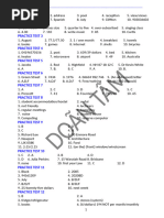 Academic Listening Practice Test 1-5 - Answer | PDF