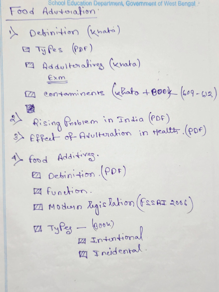 Adulteration Practical | PDF