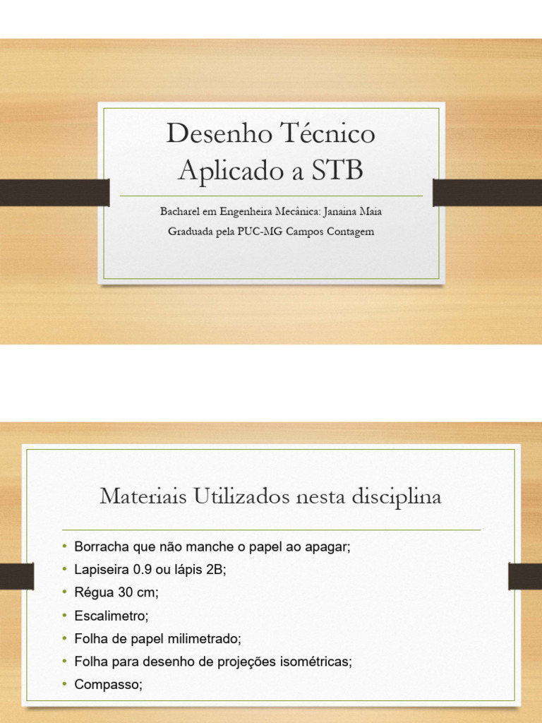 Aula de Desenho Etcnico | PDF | Desenho técnico