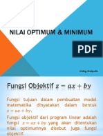 Nilai Optimum & Minimum