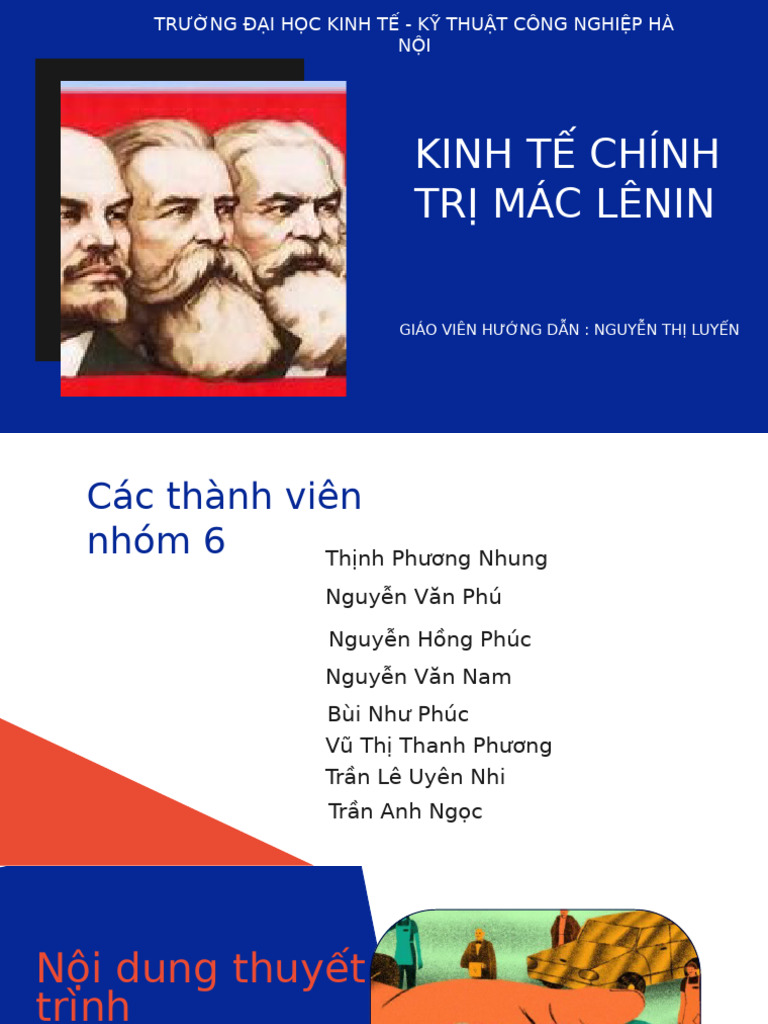 Kinh Tế Chính Trị Mác Lênin | PDF