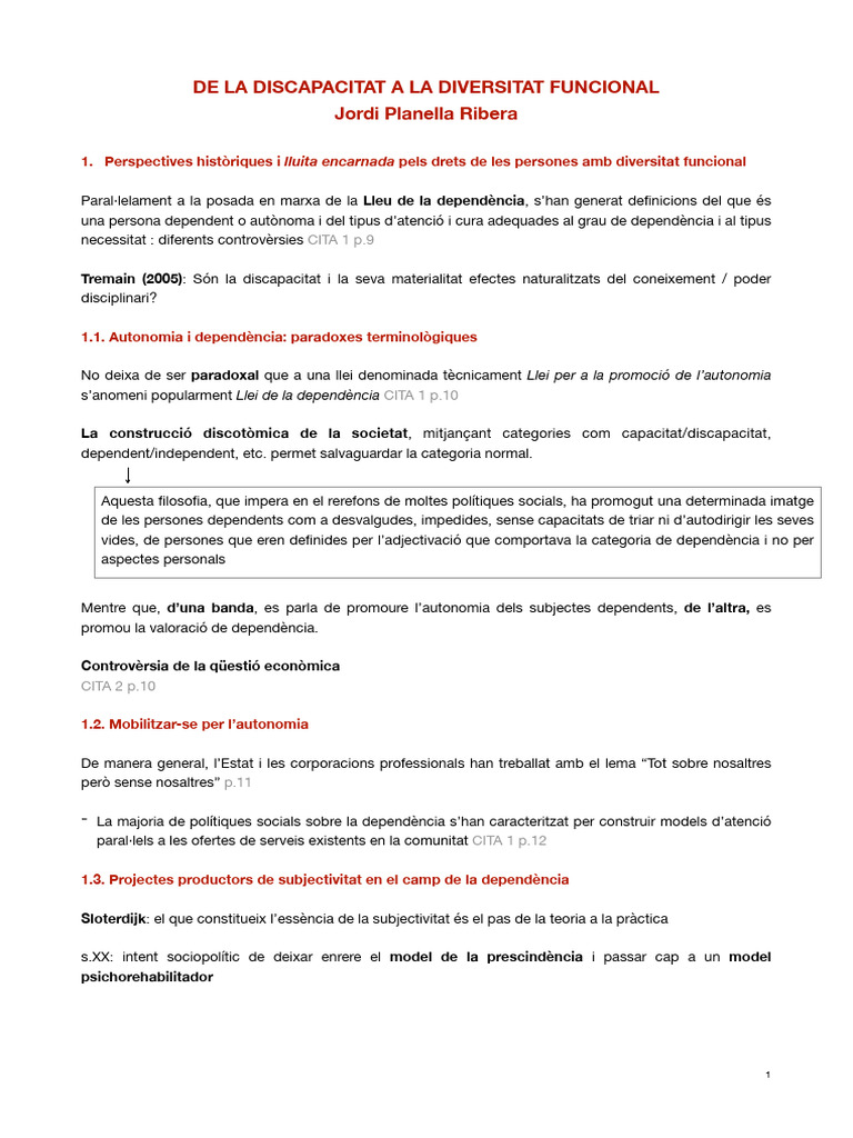 Apunts Mòdul 2 Diversitat Funcional | PDF