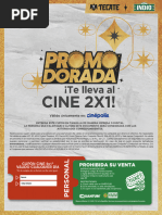 Canjea códigos para Cinepolis VIP | PDF