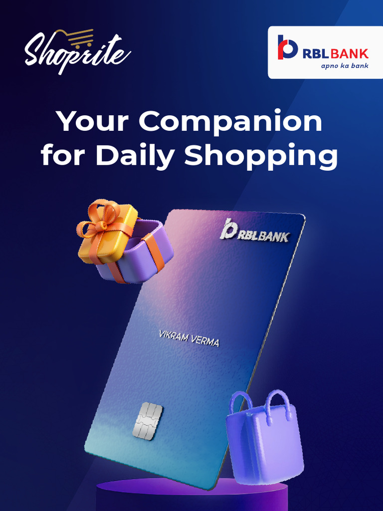RBL Shoprite Credit Card Guide | PDF | Payments | Credit Card
