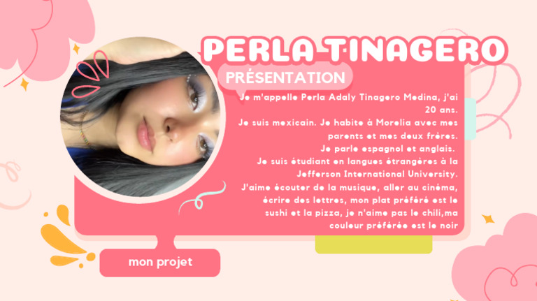 Présentation de Perla Tinagero | PDF
