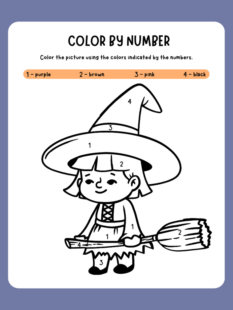 Violet Color Worksheet | PDF | Vision | Visual System