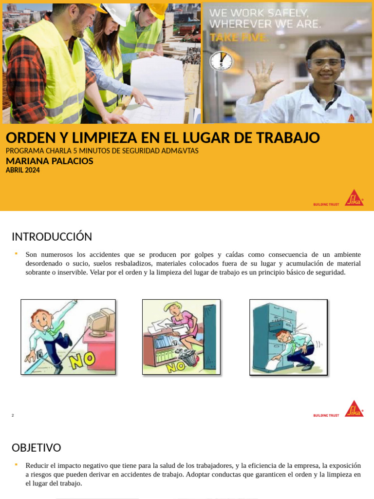 Orden y Limpieza en el Trabajo | PDF