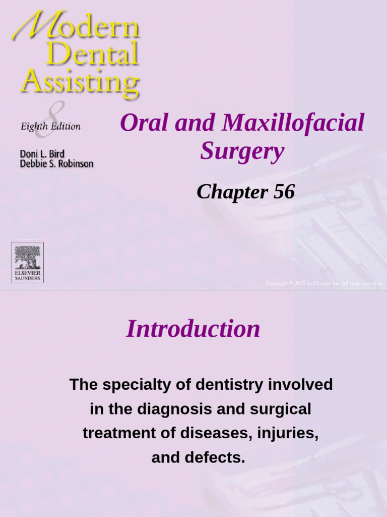 Chapter - 056 Oral and Maxillofacial Surgery | PDF | Surgery | Surgical ...