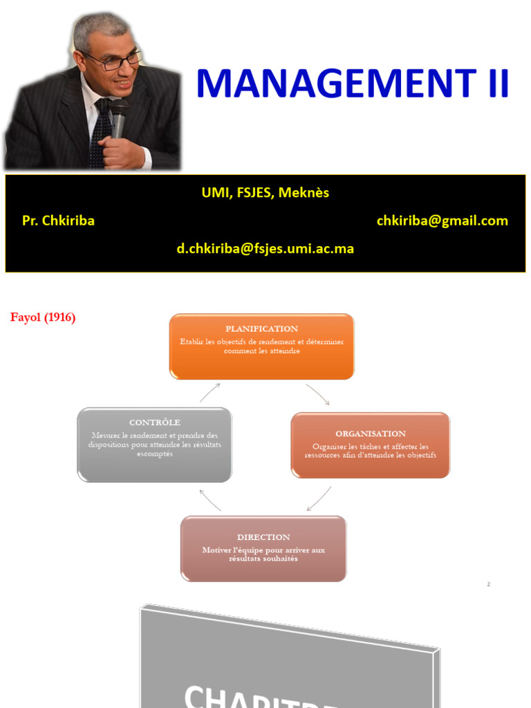 Principes du Management et Motivation | PDF | Motivation | Motivant