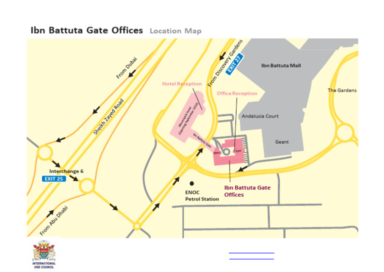 Ibn Battuta Gate Offices Location Map | PDF