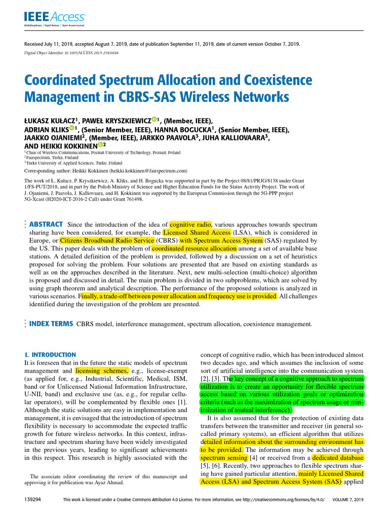 Coordinated - Spectrum - Allocation - and - Coexistence - Management ...
