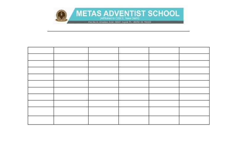 Second Term Time Table - 2024 - 25 (XI & XII) 98221 | PDF