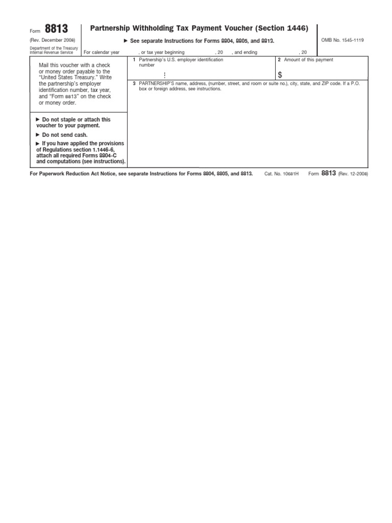 Form 8813 | PDF