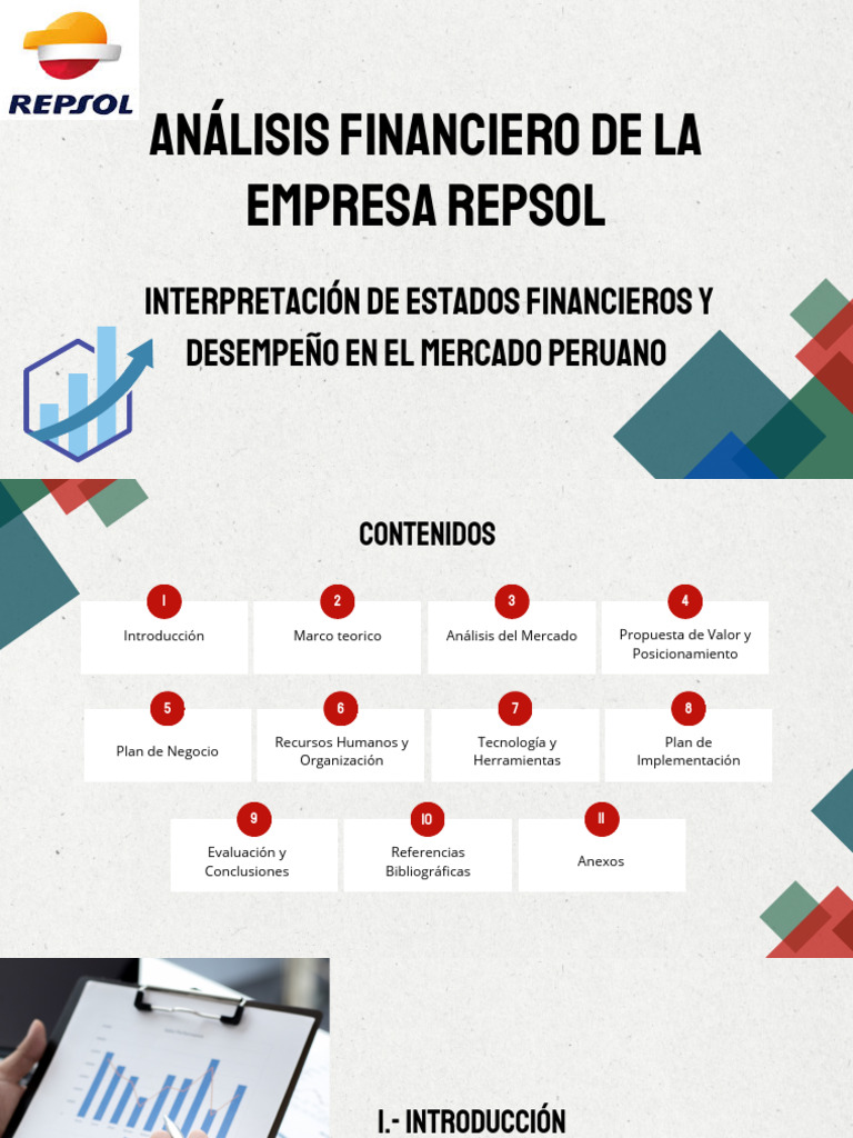 Ppt-Análisis Financiero de La Empresa Repsol | PDF | Petróleo | Economias
