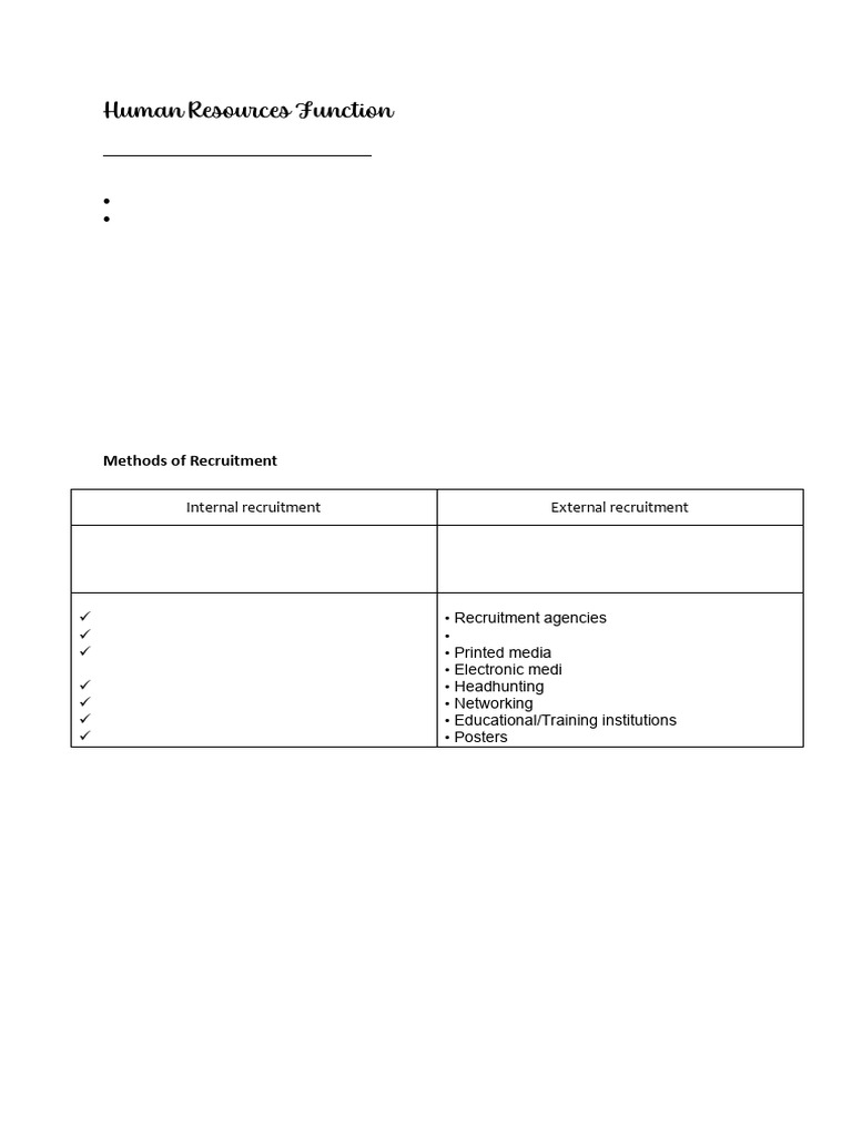 HR Recruitment and Selection Process Guide | PDF | Recruitment ...