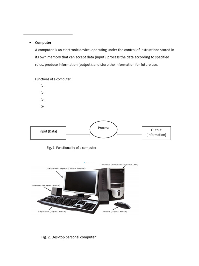 Introduction to computers pdf integrated circuit data