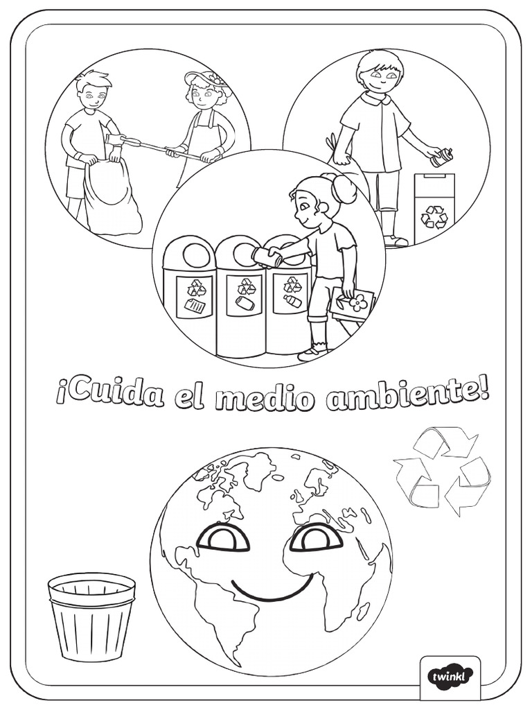 Hoja de Colorear Cuidado Del Medio Ambiente - Ver - 1 | PDF | Ciencia y ...