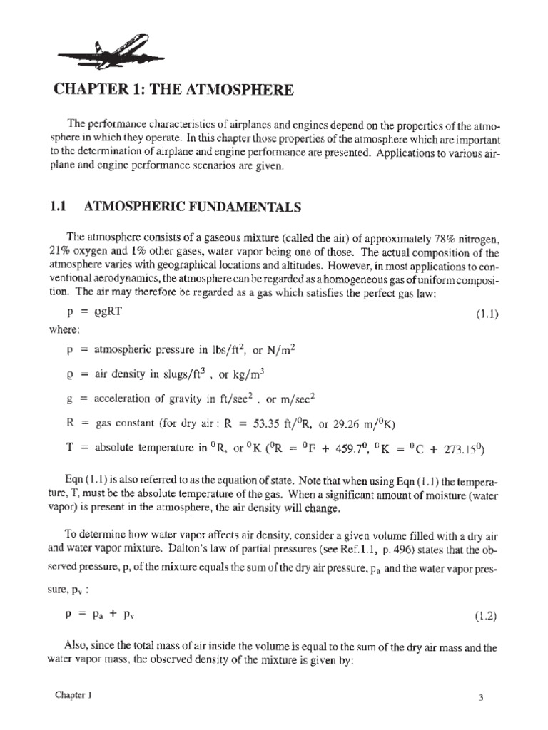 Chapter 1 - The Atmosphere | PDF