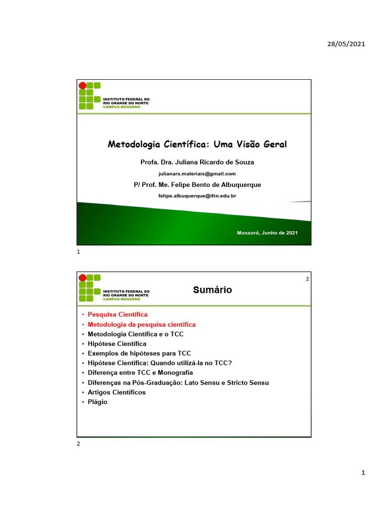 Metodologia Científica: Guia Completo | PDF | Método científico | Science
