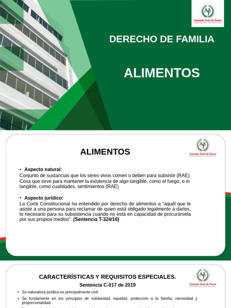 Derecho de Alimentos en Familia | PDF | Pensión alimenticia | Justicia